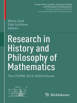 cover image of Research in History and Philosophy of Mathematics